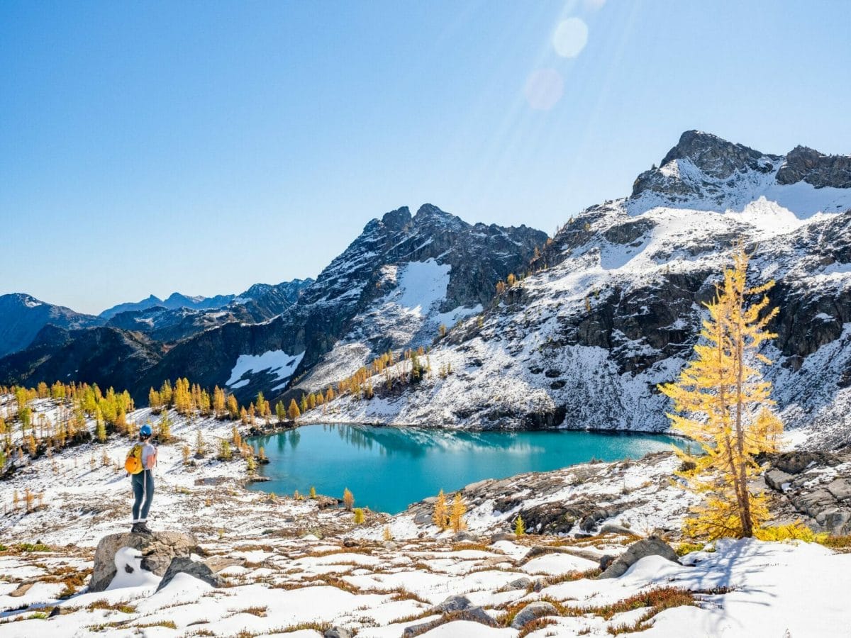 Maple Pass Loop Wing Lake Black Peak hiking