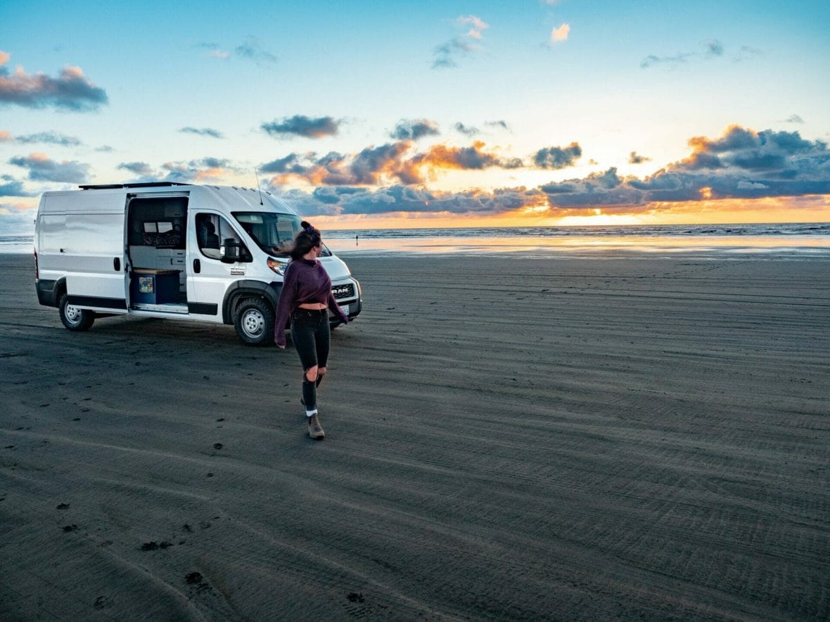 Long Beach Washington Coast vanlife diaries