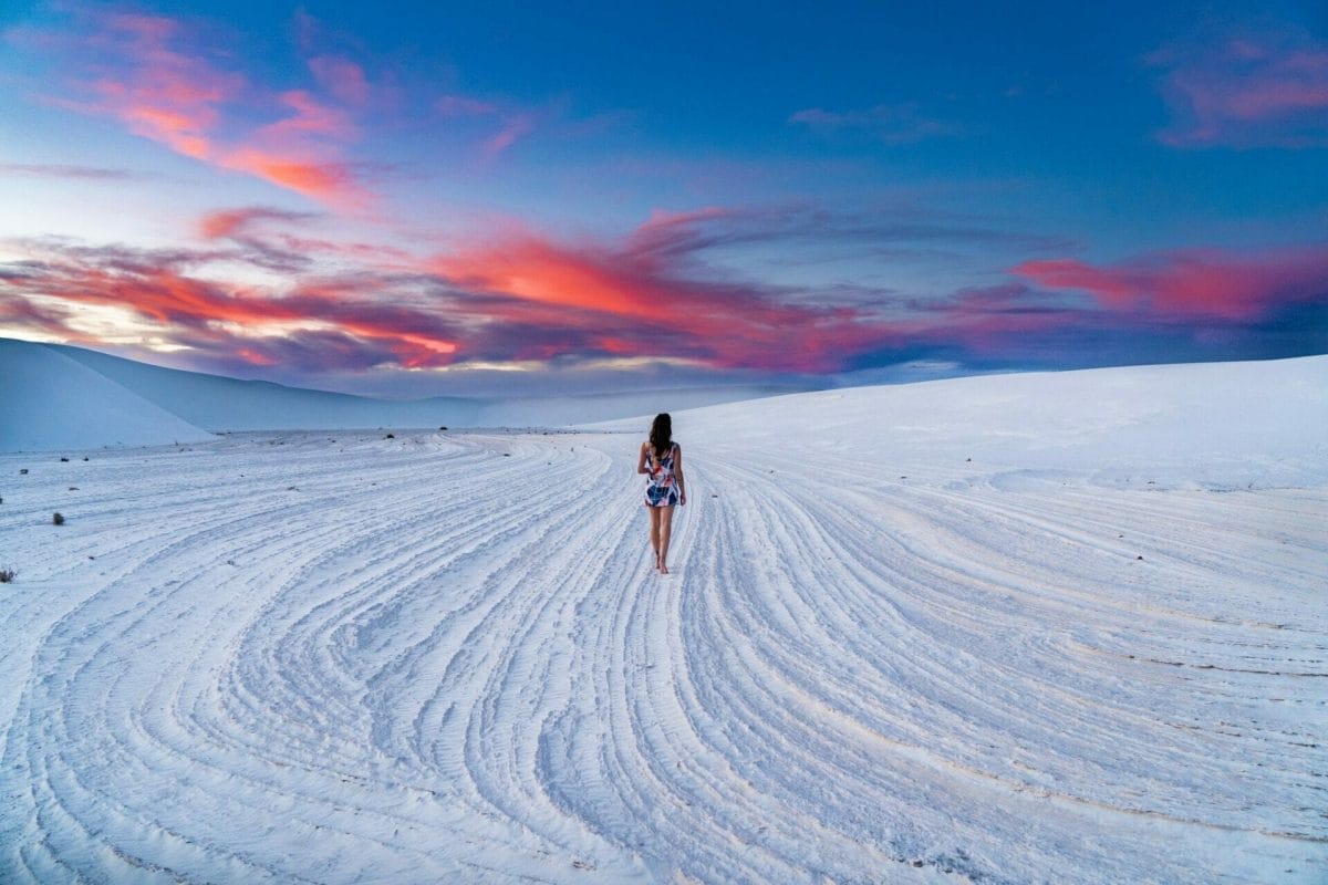 White Sands National Park New Mexico sand dunes