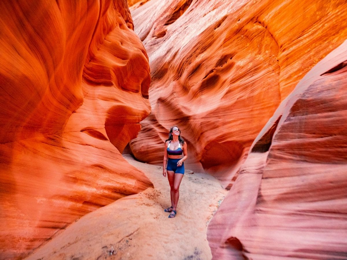 Hiking Kayaking Antelope Canyon without a tour Page Arizona